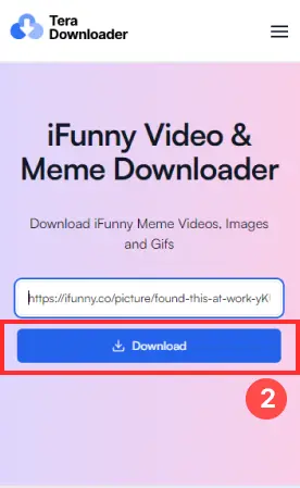 ifunny downloader step two